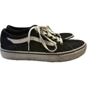 Vans Old Skool Black White Low Top Skate Shoes Men’s 7.5 Classic Suede Canvas